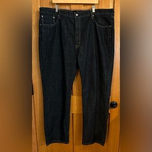 Levi's 559 Size 46x34 Dark Blue Relaxed Straight Fit Jeans